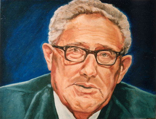 Henry Kissinger, 70x90, 2007